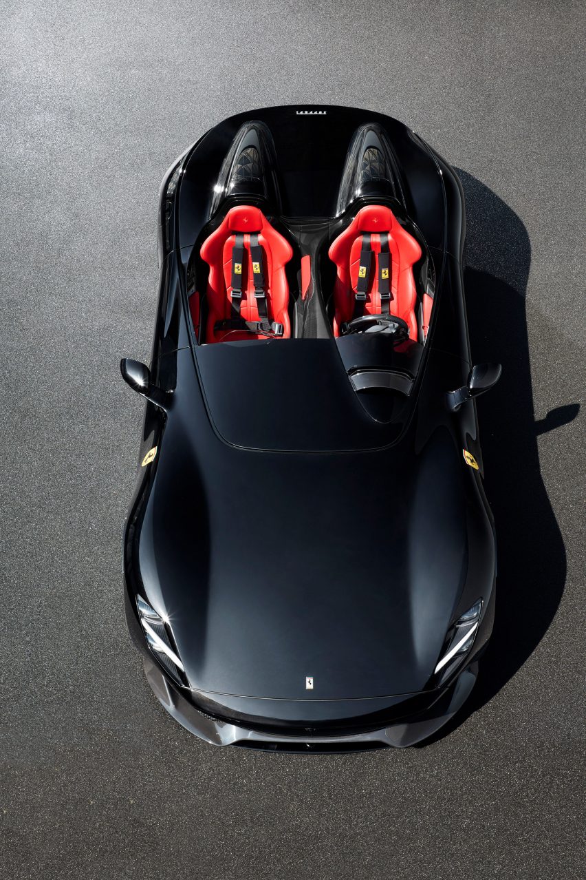 Ferrari's latest sports cars have no roofs or windshields