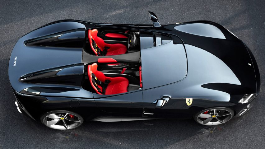 Ferrari’s latest carbon-fibre sports cars have no windshield or roof