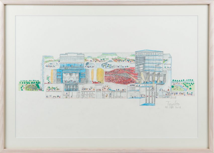 Original work by Japanese architects auctioned to raise money for disaster relief charity
