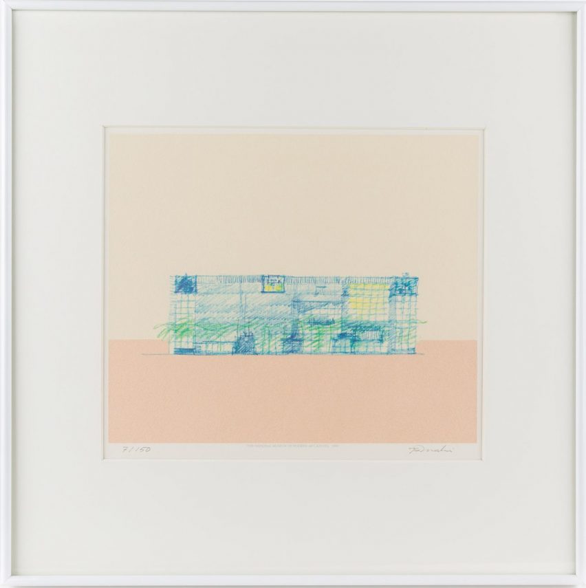 Original work by Japanese architects auctioned to raise money for disaster relief charity