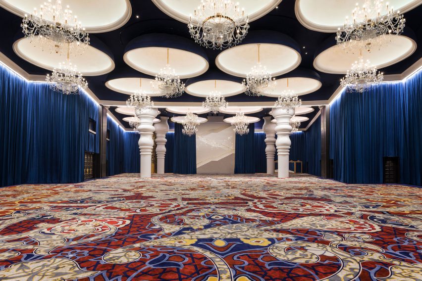 Mondrian Doha hotel by South West Architecture with interiors by Marcel Wanders