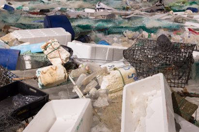 Tadashi Kawamata fills Lisbon museum with plastic to warn about ocean debris