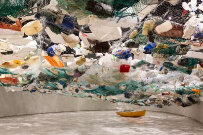 Tadashi Kawamata fills Lisbon museum with plastic to warn about ocean debris