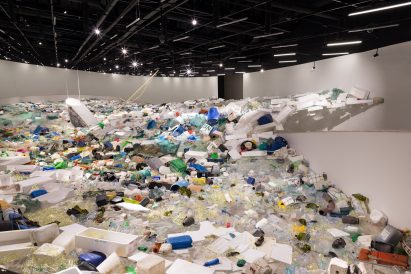 Tadashi Kawamata fills Lisbon museum with plastic to warn about ocean debris
