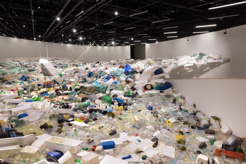 Tadashi Kawamata fills Lisbon museum with plastic to warn about ocean debris