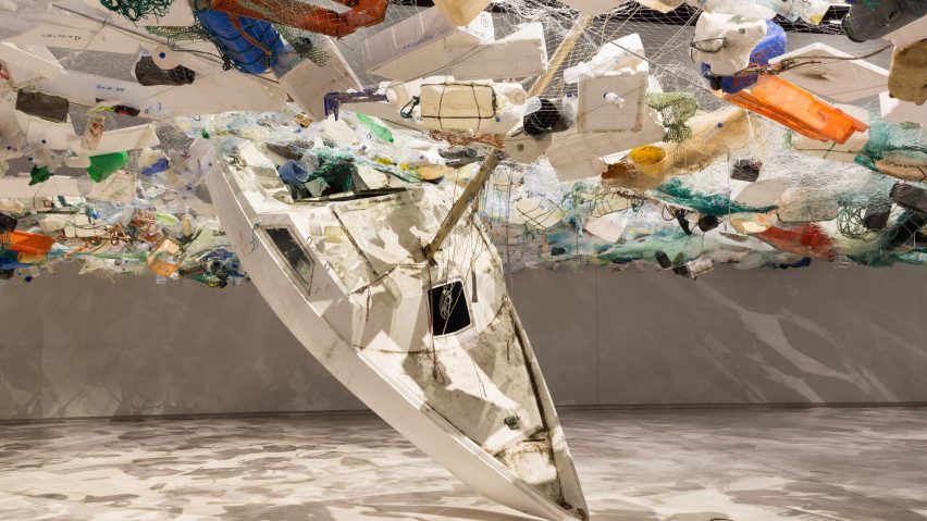 Tadashi Kawamata fills Lisbon’s MAAT with plastic to warn about ocean debris
