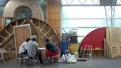 Giant mirrored ball installed in Tokyo office to encourage city to think beyond 2020 Olympics