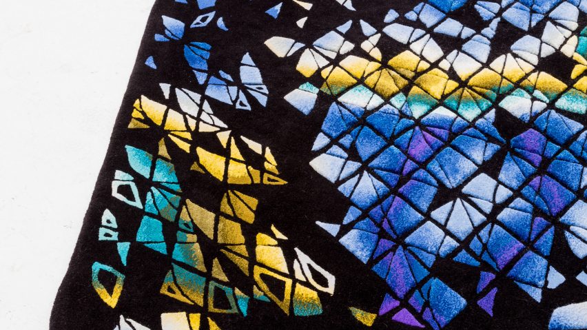 Zaha Hadid's distinctive architecture is translated into carpet designs