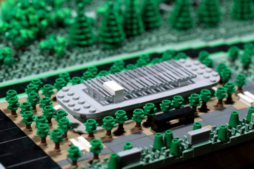 Lego Apple Park by Spencer Rezkalla