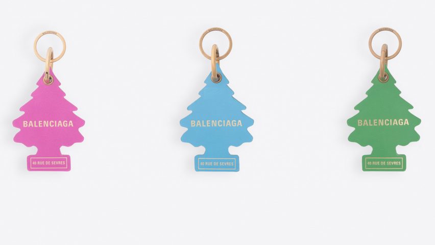 Balenciaga is being sued for copying tree-shaped car fresheners