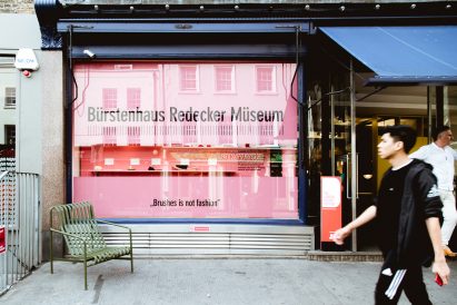 Bürstenhaus Redecker Müseum is a travelling showcase of brushes curated by Michael Marriott