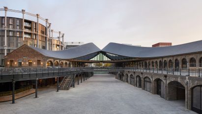 Coal Drop Yards shopping centre at King's Cross by Thomas Heatherwick Studio