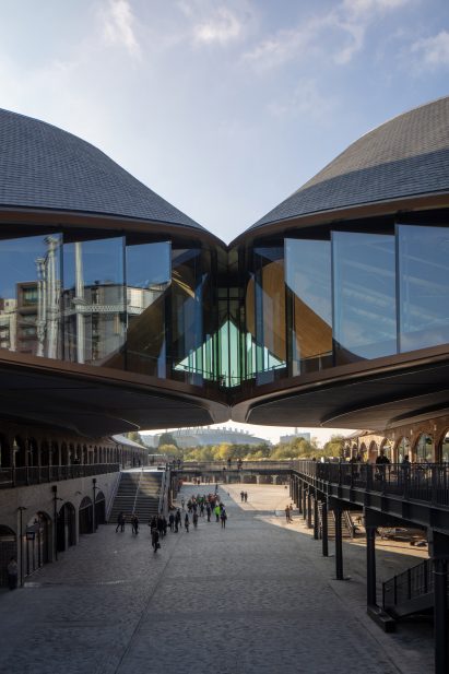 Coal Drop Yards shopping centre at King's Cross by Thomas Heatherwick Studio