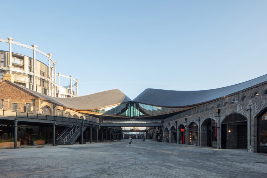 Coal Drop Yards shopping centre at King's Cross by Thomas Heatherwick Studio