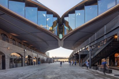 Coal Drop Yards shopping centre at King's Cross by Thomas Heatherwick Studio