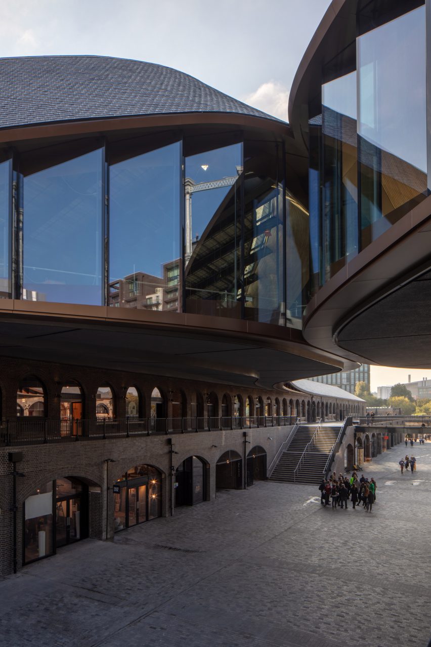 Coal Drop Yards shopping centre at King's Cross by Thomas Heatherwick Studio