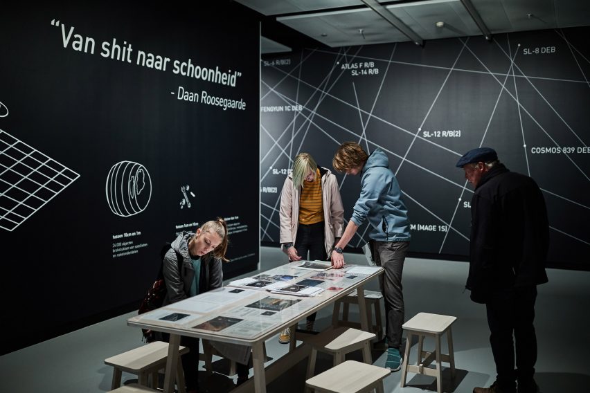 Daan Roosegaarde's UFO-like light installation tracks pieces of space waste in real time