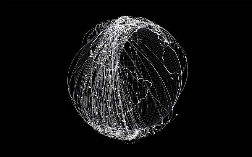 Daan Roosegaarde's UFO-like light installation tracks pieces of space waste in real time