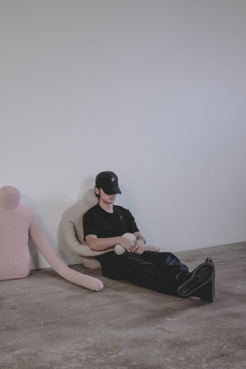 Aseptic Studio creates headless man-shaped pillow to reduce loneliness