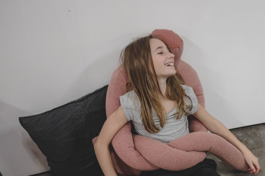 Aseptic Studio creates headless man-shaped pillow to reduce loneliness
