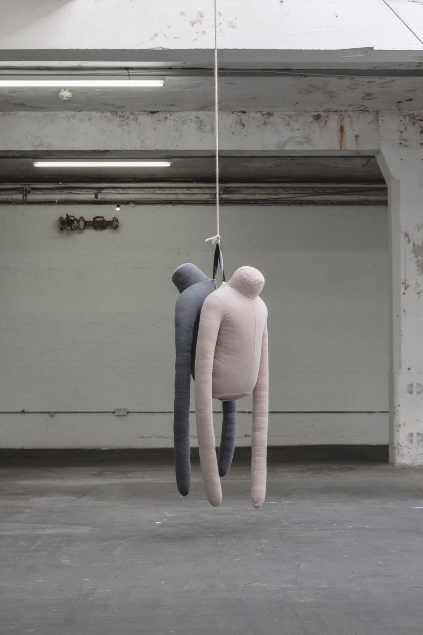 Aseptic Studio creates headless man-shaped pillow to reduce loneliness