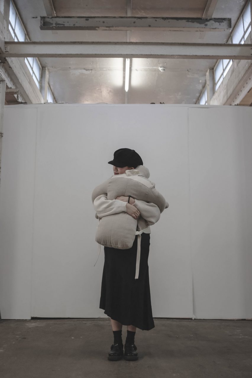 Aseptic Studio creates headless man-shaped pillow to reduce loneliness