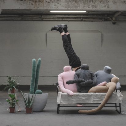 Aseptic Studio creates headless man-shaped pillow to reduce loneliness