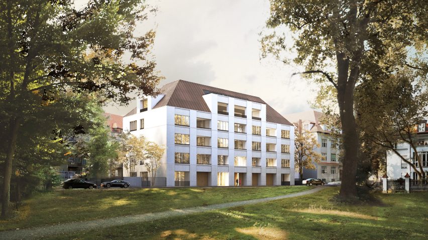 David Chipperfield Architects reveals images of “city palace” apartments in Munich