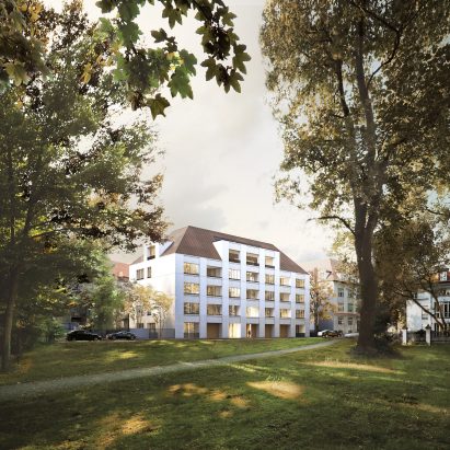 David Chipperfield Architects reveals images of “city palace” apartments in Munich
