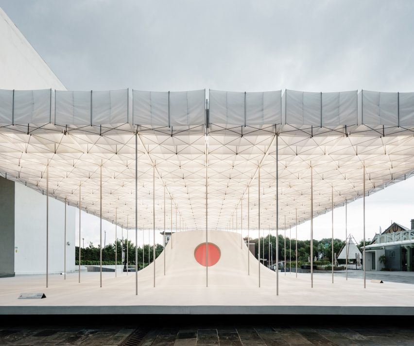 Taipei Fine Arts Museum pavilion by Shen Ting Tseng Architects