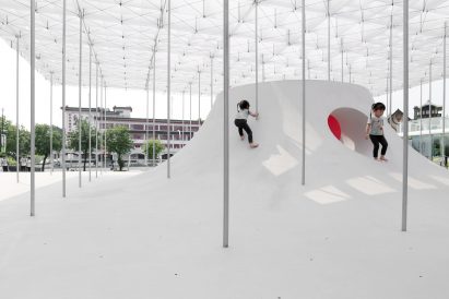Taipei Fine Arts Museum pavilion by Shen Ting Tseng Architects