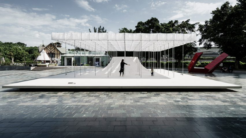 Taipei Fine Arts Museum pavilion by Shen Ting Tseng Architects