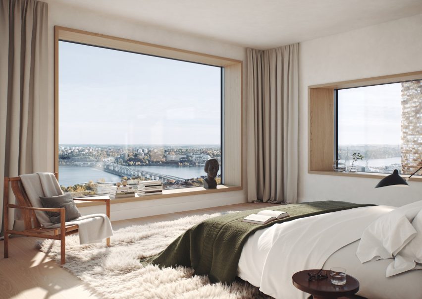 Herzog & de Meuron's Gasklockan tower in Stockholm