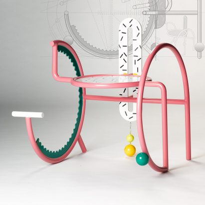 Hu Yuming creates chairs designed to satisfy the restless seated body
