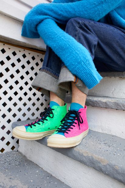 JW Anderson reimagines Converse's Chuck 70 in felt
