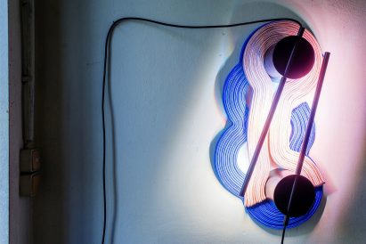Laurids Gallée creates lamps out of cord traditionally used on costumes and uniforms