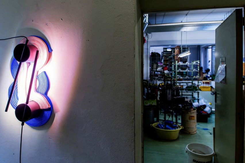 Laurids Gallée creates lamps out of cord traditionally used on costumes and uniforms
