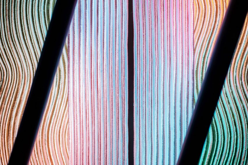 Laurids Gallée creates lamps out of cord traditionally used on costumes and uniforms