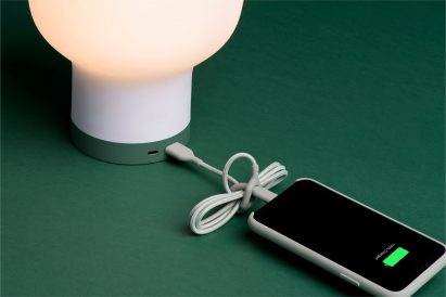 Layer's wireless lamp doubles up as a charger and sunrise alarm clock