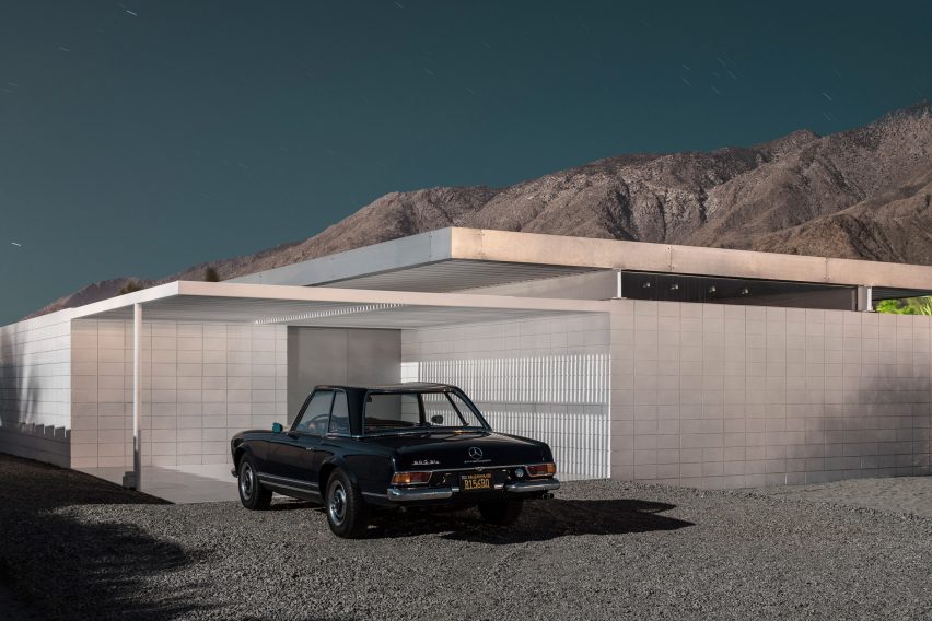 Modernist house in Palm Springs, photographed by Tom Blachford