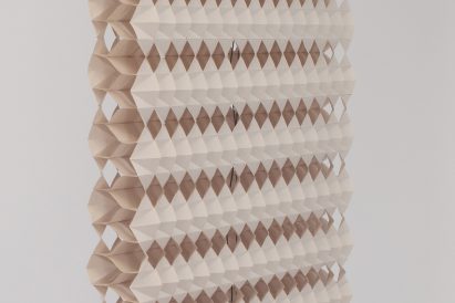 Kingston graduate invents blinds made from folded recycled paper