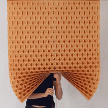 Kingston graduate invents blinds made from folded recycled paper