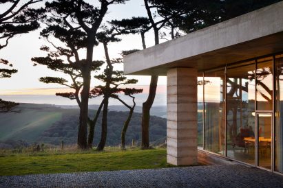 Peter Zumthor completes Devon countryside villa, Secular Retreat, "in the tradition of Andrea Palladio"