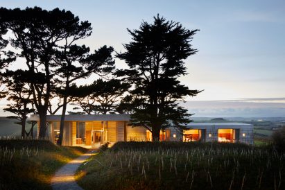 Peter Zumthor completes Devon countryside villa, Secular Retreat, "in the tradition of Andrea Palladio"