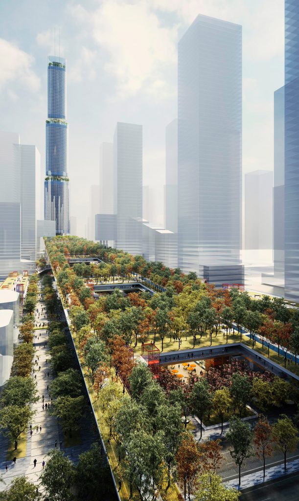 Qianhai masterplan by Rogers Stirk Harbour and Partners