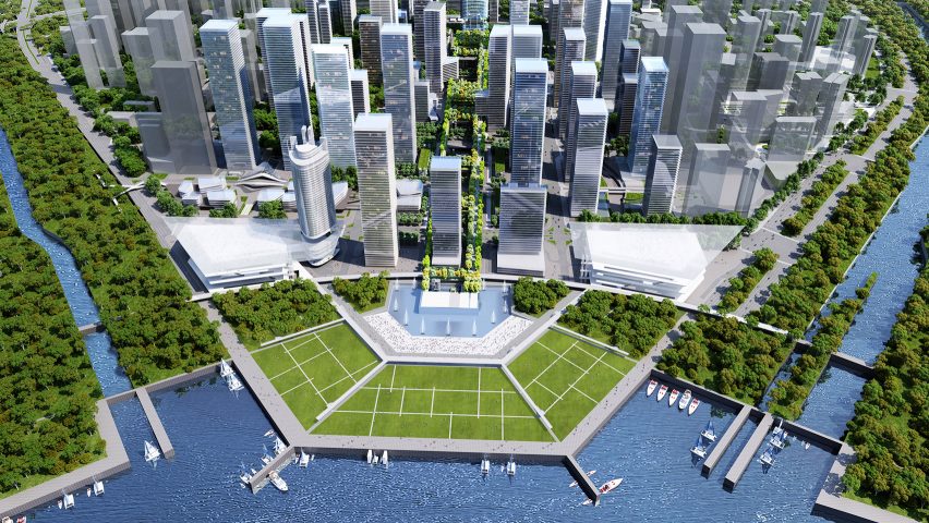 Qianhai masterplan by Rogers Stirk Harbour and Partners