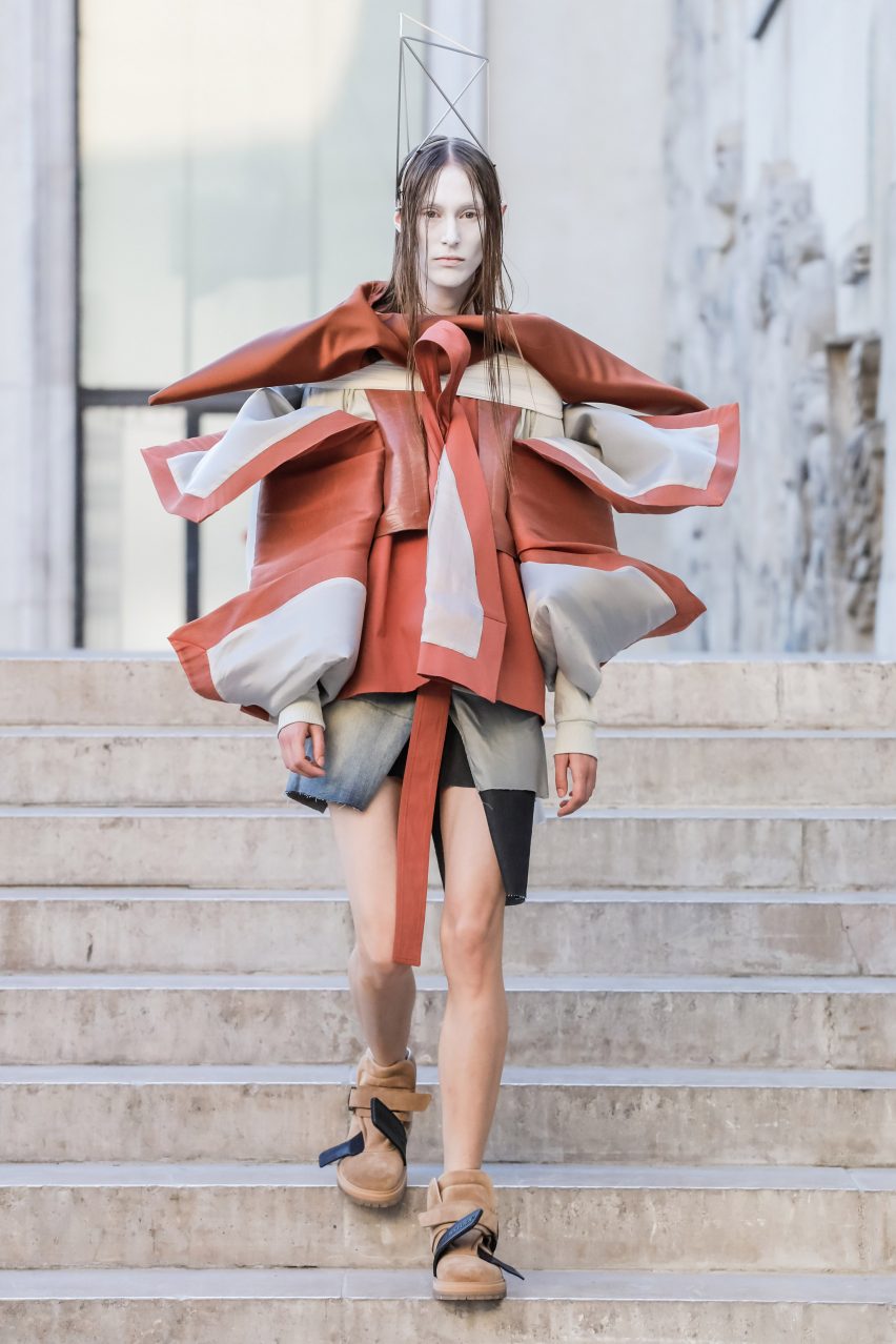 Rick Owens sets the runway on fire at Spring Summer 2019 show