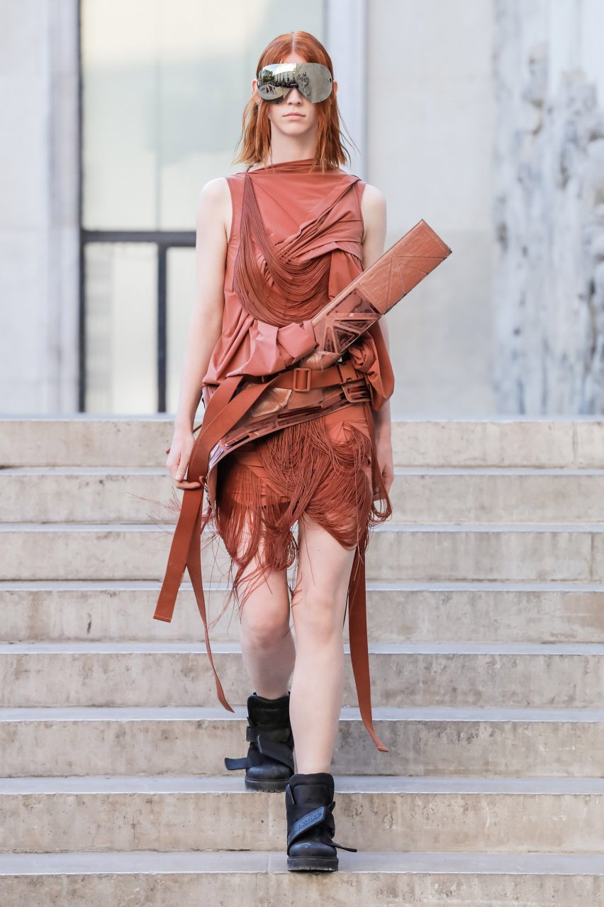 Rick Owens sets the runway on fire at Spring Summer 2019 show