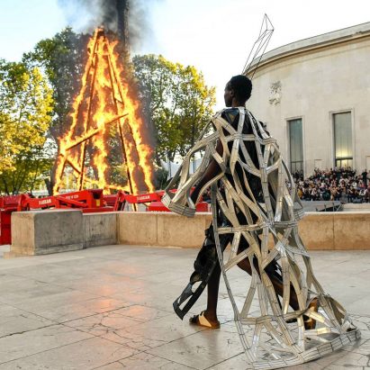 Rick Owens sets the runway on fire at Spring Summer 2019 show
