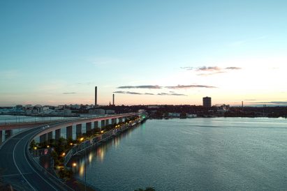 Gamla Lidingöbron bridge byUrban Nouveau